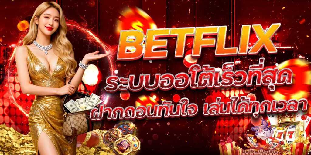 BETFLIX ระบบออโต้เร็วที่สุด ฝากถอนทันใจ เล่นได้ทุกเวลา